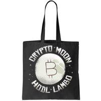 Bitcoin to the Moon Hodl Lambo Crypto Currency Tote Bag