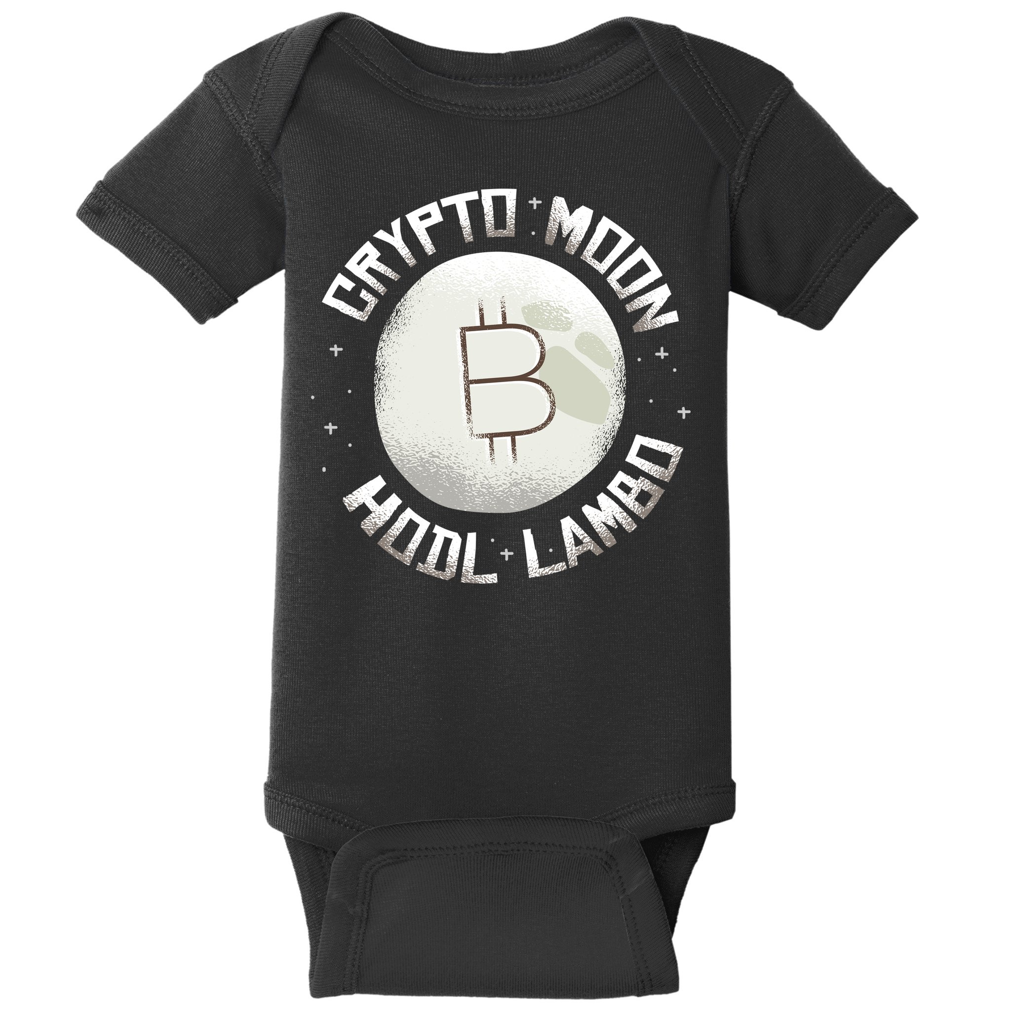 Bitcoin to the Moon Hodl Lambo Crypto Currency Baby Bodysuit