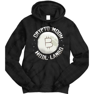 Bitcoin to the Moon Hodl Lambo Crypto Currency Tie Dye Hoodie