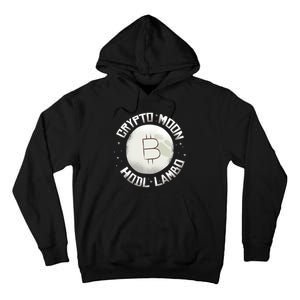 Bitcoin to the Moon Hodl Lambo Crypto Currency Tall Hoodie