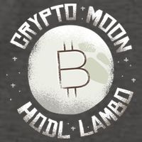 Bitcoin to the Moon Hodl Lambo Crypto Currency Vector Backpack