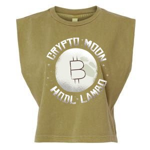 Bitcoin to the Moon Hodl Lambo Crypto Currency Garment-Dyed Women's Muscle Tee