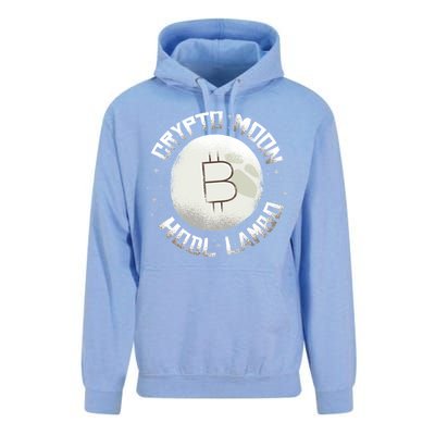 Bitcoin to the Moon Hodl Lambo Crypto Currency Unisex Surf Hoodie