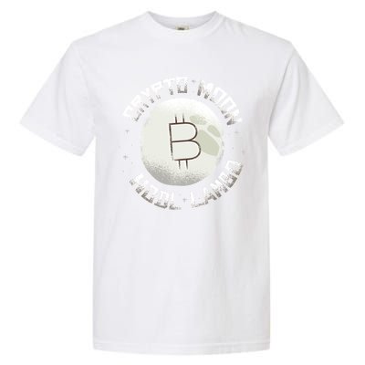 Bitcoin to the Moon Hodl Lambo Crypto Currency Garment-Dyed Heavyweight T-Shirt