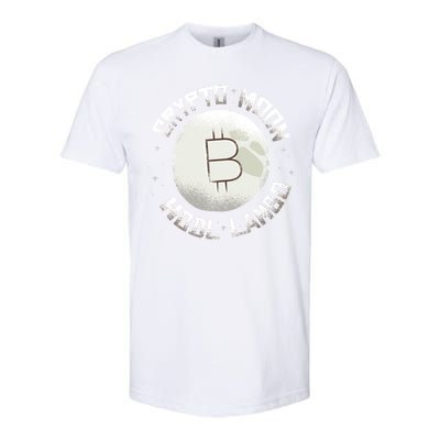 Bitcoin to the Moon Hodl Lambo Crypto Currency Softstyle CVC T-Shirt