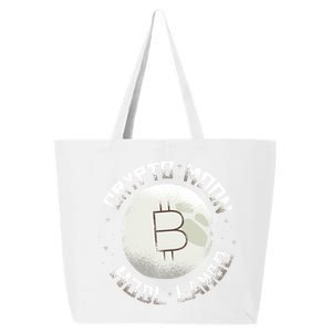 Bitcoin to the Moon Hodl Lambo Crypto Currency 25L Jumbo Tote