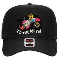 Bitcoin To The Moon Rocket Hat