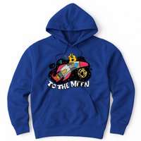 Bitcoin To The Moon Rocket Hoodie