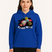 Bitcoin To The Moon Rocket Hoodie