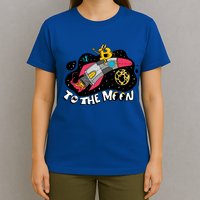 Bitcoin To The Moon Rocket T-Shirt