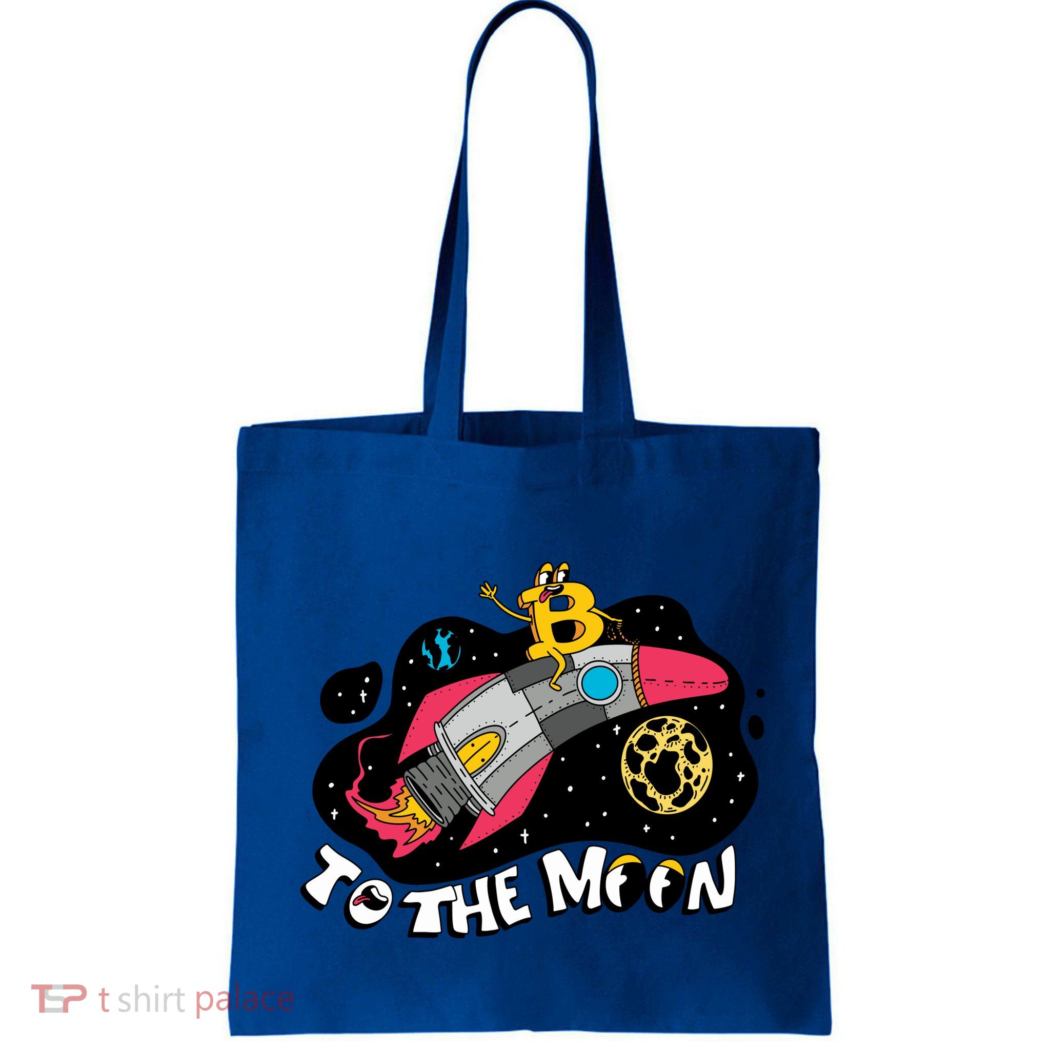 Bitcoin To The Moon Rocket Bag