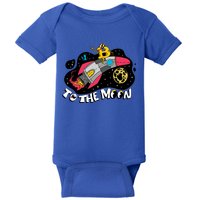 Bitcoin To The Moon Rocket Baby Bodysuit
