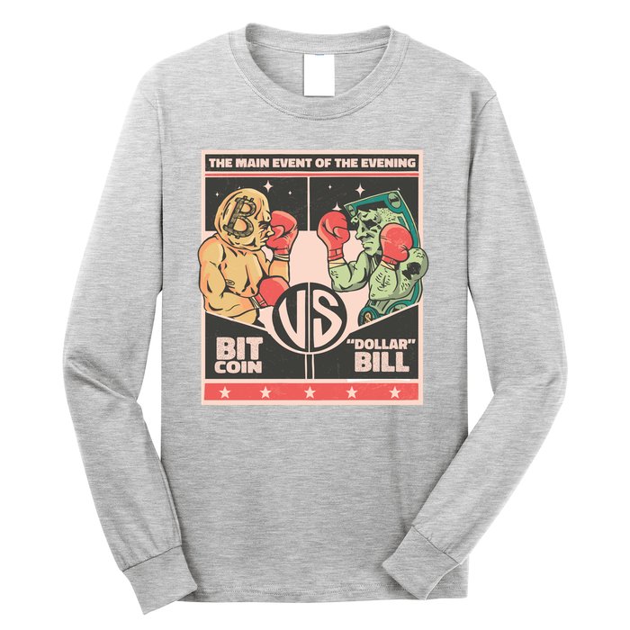 Bitcoin Vs Dollar Long Sleeve Shirt