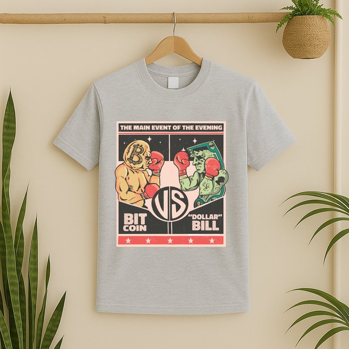Bitcoin Vs Dollar T-Shirt