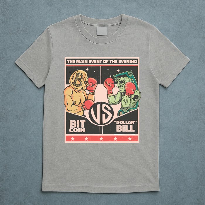 Bitcoin Vs Dollar T-Shirt