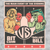 Bitcoin Vs Dollar T-Shirt