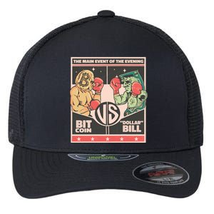 Bitcoin Vs Dollar Flexfit Unipanel Trucker Cap