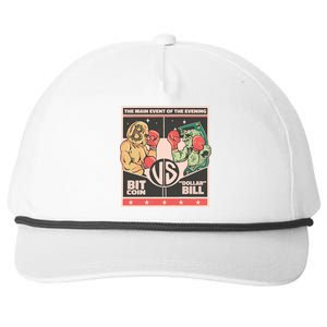 Bitcoin Vs Dollar Snapback Five-Panel Rope Hat