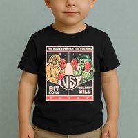 Bitcoin Vs Dollar Toddler T-Shirt