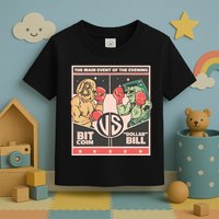 Bitcoin Vs Dollar Toddler T-Shirt