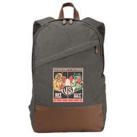 Bitcoin Vs Dollar Cotton Canvas Backpack