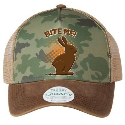 Bite Me! Chocolate Easter Bunny Legacy Tie Dye Trucker Hat