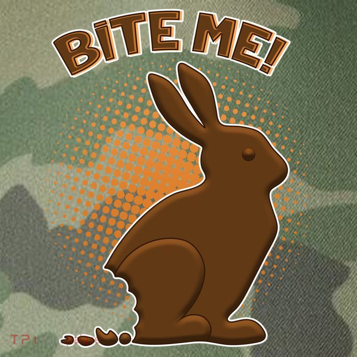 Bite Me! Chocolate Easter Bunny Legacy Tie Dye Trucker Hat