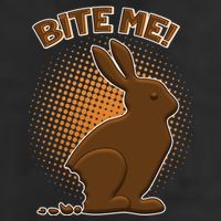 Bite Me! Chocolate Easter Bunny Cool Comfort Performance Bucket Hat