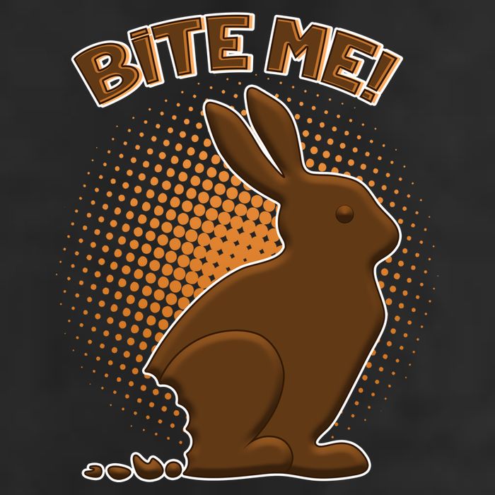 Bite Me! Chocolate Easter Bunny Cool Comfort Performance Bucket Hat
