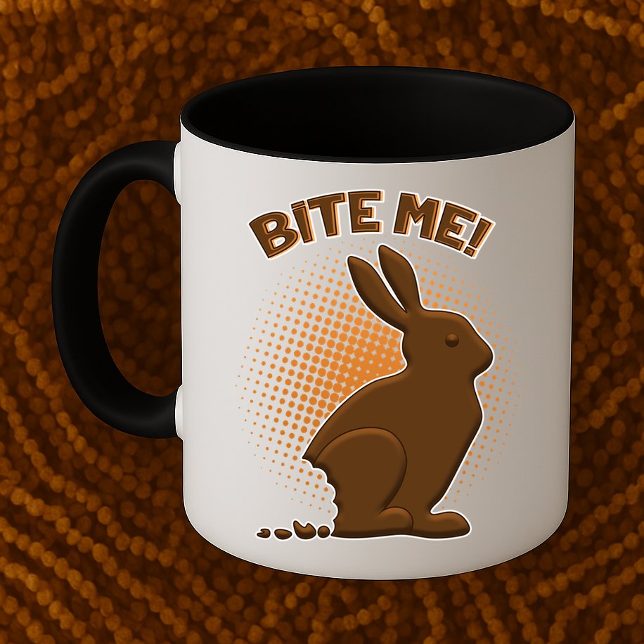 Bite Me! Chocolate Easter Bunny Mug