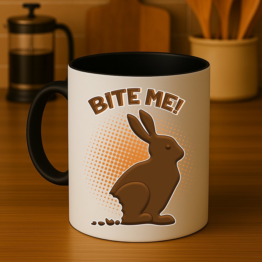 Bite Me! Chocolate Easter Bunny Mug