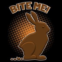 Bite Me! Chocolate Easter Bunny Sustainable Beanie