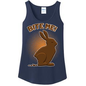 Bite Me! Chocolate Easter Bunny Ladies Essential Tank