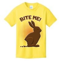 Bite Me! Chocolate Easter Bunny Kids T-Shirt
