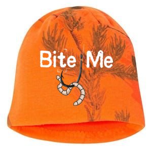 Bite Me Fish Hook Kati - Camo Knit Beanie