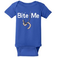 Bite Me Fish Hook Baby Bodysuit