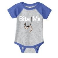 Bite Me Fish Hook Infant Baby Jersey Bodysuit