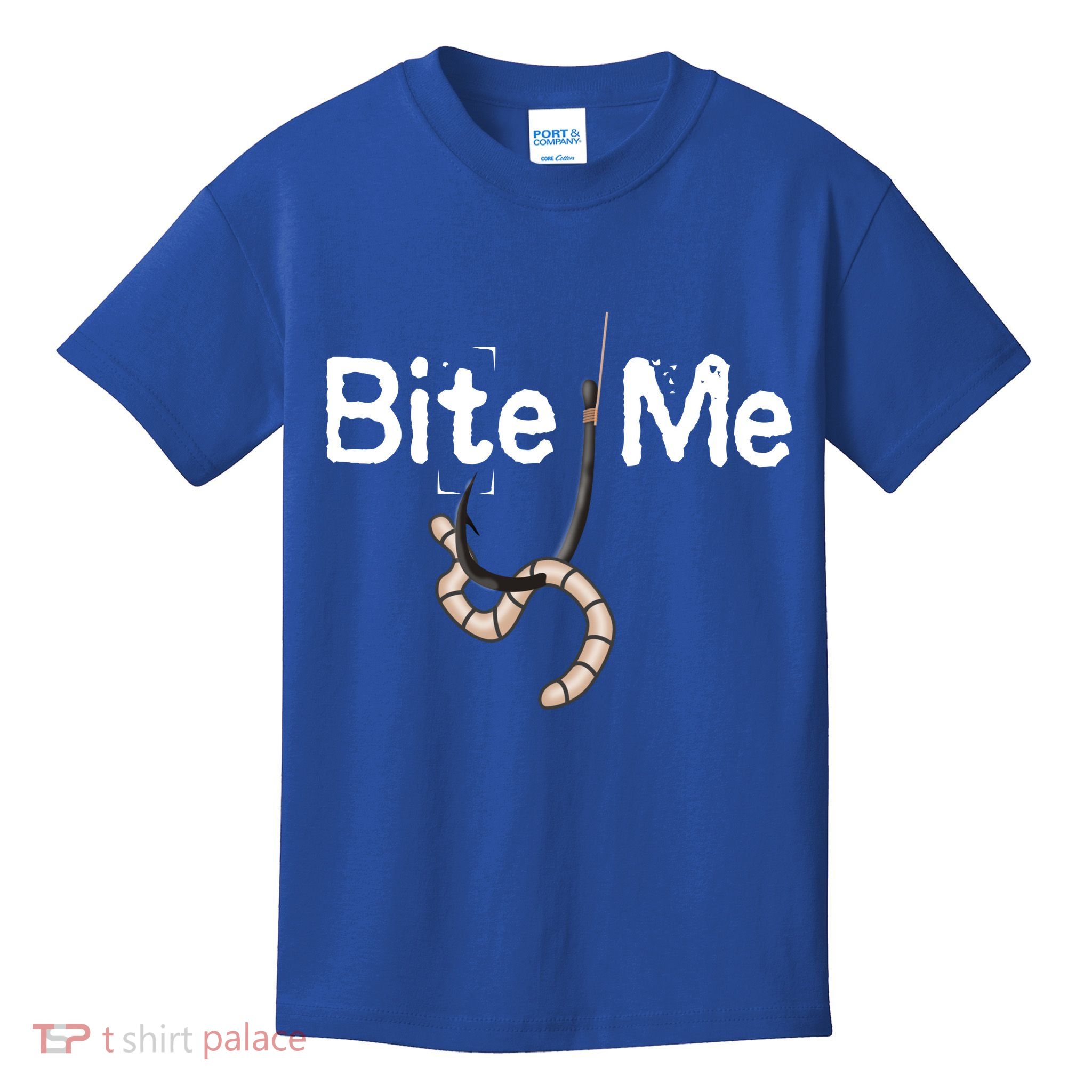 Bite Me Fish Hook Kids T-Shirt