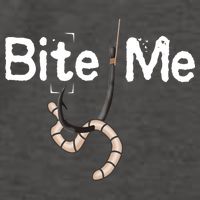 Bite Me Fish Hook Vector Backpack