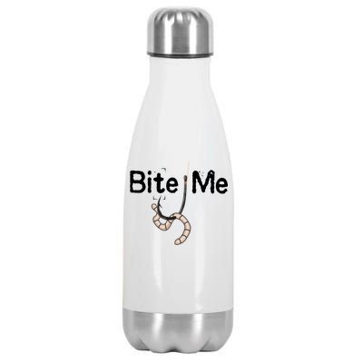 Bite Me Fish Hook Stainless Steel Insulated Water Bottle