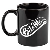 Bite Me Fish Hook Funny Fishing 11oz C Handle Ceramic Mug