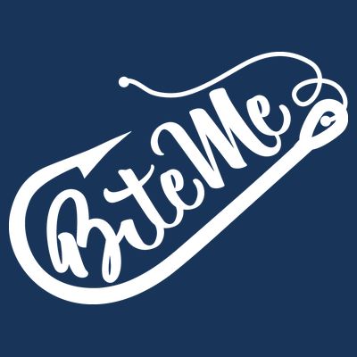 Bite Me Fish Hook Funny Fishing T-Shirt