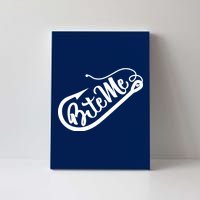 Bite Me Fish Hook Funny Fishing Canvas