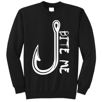Bite Me Fishing Hook Sweatshirt