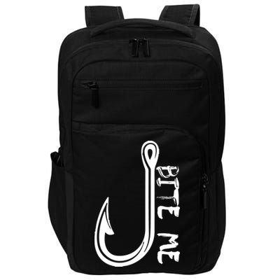 Bite Me Fishing Hook Impact Tech Backpack