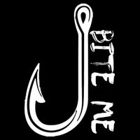 Bite Me Fishing Hook Womens Tank Top