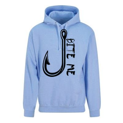 Bite Me Fishing Hook Unisex Surf Hoodie