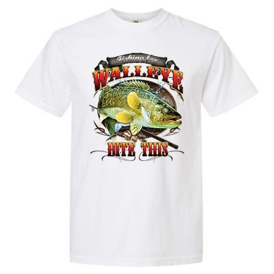 Bite This Walleye Fishing Garment-Dyed Heavyweight T-Shirt