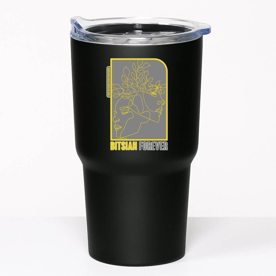 Bitsian Forever We Stand For Nature Tumbler