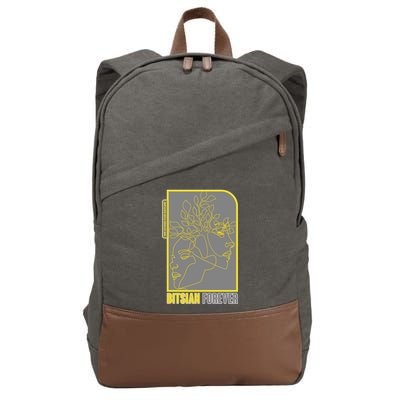Bitsian Forever We Stand For Nature Cotton Canvas Backpack